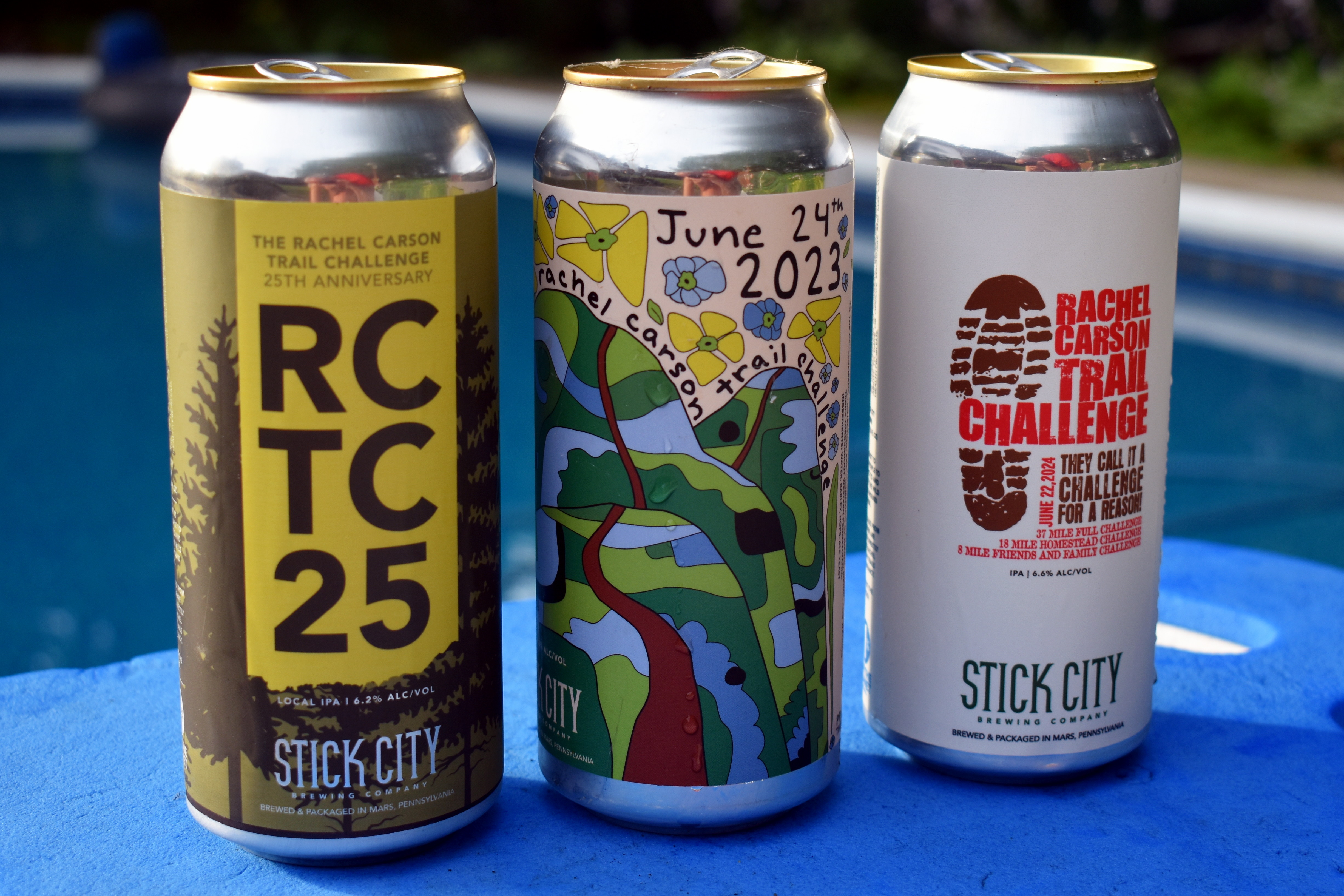 Custom Rachel Carson Trail Challenge brews